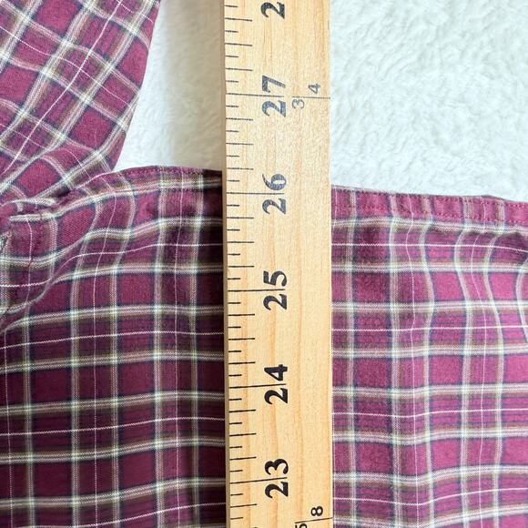 Saddlebred Easy Care XLT L/S Plaid Casual Button-Down Office Casual Heritage - Picture 4 of 6